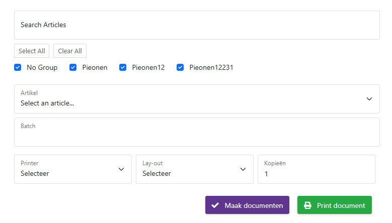 Printing workflow